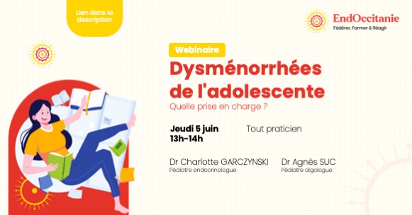 Webinaire - Dysménorrhée chez l'adolescente