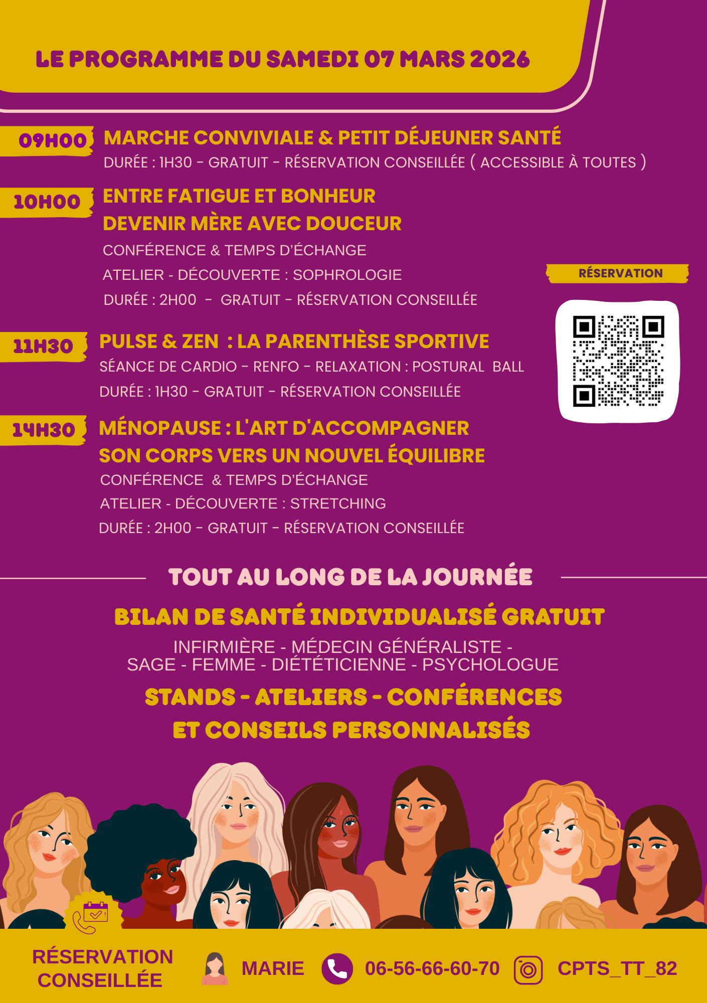 Journée santé des femmes bressols